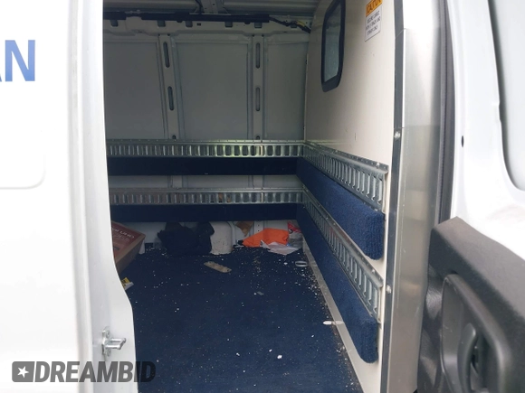 2019 Chevrolet Express Cargo with VIN 1GCWGAFP8K1370495, listed as a IAAI auction lot 42692818 with 73,398 mi miles and . Bid and sale history available at DreamBid. Image 8.
