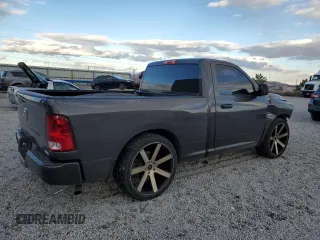2018 Ram 1500 Express with VIN 3C6JR6AT4JG250464, listed as a Copart auction lot 81504004 with 44,810 mi miles and Salvage title. Bid and sale history available at DreamBid. Image 3.