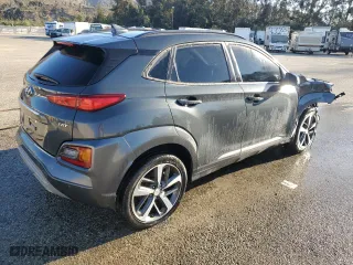 2019 Hyundai Kona Ultimate with VIN KM8K53A5XKU378758, listed as a Copart auction lot 78498494 with 99,999 mi miles and Clean Title. Bid and sale history available at carsss.com. Image 3.
