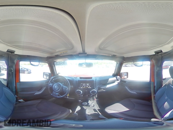 2014 Jeep Wrangler Rubicon with VIN 1C4BJWCG9EL285532, listed as a Copart auction lot 56548325 with 100,032 mi miles and Salvage title. Bid and sale history available at DreamBid. Image 15.