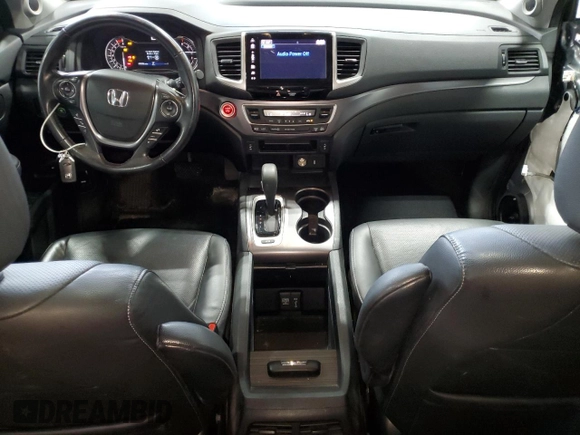 2019 Honda Ridgeline RTL-T with VIN 5FPYK3F60KB009495, listed as a Copart auction lot 61578405 with 90,586 mi miles and Salvage title. Bid and sale history available at DreamBid. Image 8.