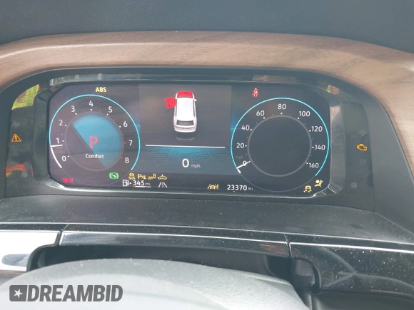 2024 Volkswagen Atlas SE with VIN 1V2WR2CA6RC574936, listed as a IAAI auction lot 42257308 with 23,370 mi miles and . Bid and sale history available at DreamBid. Image 7.