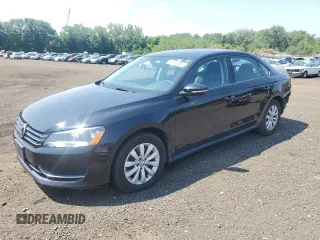 2012 Volkswagen Passat S with VIN 1VWAP7A3XCC074348, listed as a Copart auction lot 63473385 with 186,394 mi miles and Salvage title. Bid and sale history available at DreamBid. Image 1.