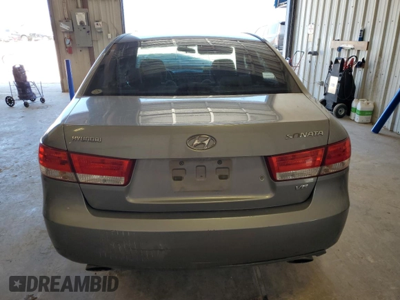 2006 Hyundai Sonata GLS with VIN 5NPEU46FX6H071912, listed as a Copart auction lot 52055095 with 154,280 mi miles and Salvage Title. Bid and sale history available at DreamBid. Image 6.
