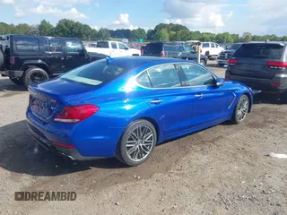 2019 Genesis G70 2.0T Advanced with VIN KMTG34LA1KU021793, listed as a IAAI auction lot 40461168 with 41,903 mi miles. Bid and sale history available at carsss.com. Image 4.