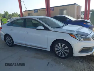 2016 Hyundai Sonata Sport with VIN 5NPE34AF1GH283142, listed as a IAAI auction lot 42226129 with 111,724 mi miles and . Bid and sale history available at DreamBid. Image 13.