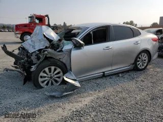 2017 Kia Optima LX with VIN 5XXGT4L32HG146090, listed as a Copart auction lot 71650734 with 164,595 mi miles and Salvage Title. Bid and sale history available at carsss.com. Image 1.