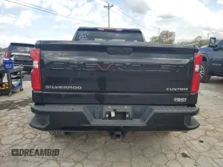 2020 Chevrolet Silverado 1500 Custom with VIN 1GCRWBEH1LZ362211, listed as a Copart auction lot 74352484 with 96,416 mi miles and Salvage Title. Bid and sale history available at carsss.com. Image 6.