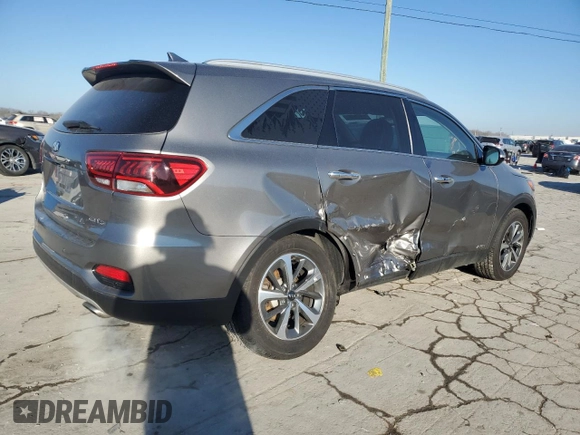 2019 Kia Sorento EX V6 with VIN 5XYPHDA56KG479000, listed as a Copart auction lot 42821185 with 69,286 mi miles and Salvage Title. Bid and sale history available at carsss.com. Image 3.
