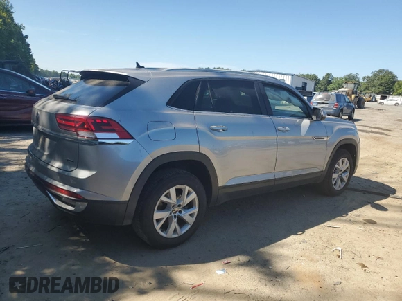2021 Volkswagen Atlas S with VIN 1V2GC2CAXMC234056, listed as a Copart auction lot 67845224 with 75,937 mi miles and Salvage title. Bid and sale history available at DreamBid. Image 3.