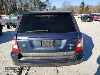 2006 Land Rover Range Rover Sport HSE with VIN SALSF25436A971553, listed as a Copart auction lot 46454465 with 204,188 mi miles and Non Repairable. Bid and sale history available at DreamBid. Image 6.
