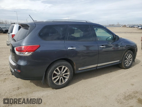 2013 Nissan Pathfinder SV with VIN 5N1AR2MMXDC662087, listed as a Copart auction lot 52400905 with 180,406 mi miles and Clean Title. Bid and sale history available at carsss.com. Image 3.