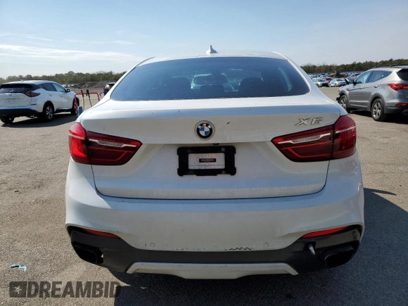 2018 BMW X6 xDrive50i with VIN 5UXKU6C52J0W39147, listed as a Copart auction lot 48183764 with 83,934 mi miles. Bid and sale history available at carsss.com. Image 6.