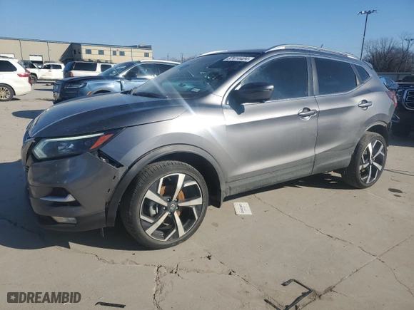 2022 Nissan Rogue Sport SL with VIN JN1BJ1CV9NW352262, listed as a Copart auction lot 87414404 with 23,344 mi miles and Salvage Title. Bid and sale history available at carsss.com. Image 1.