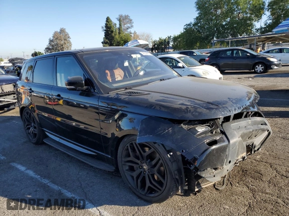 2017 Land Rover Range Rover Sport HSE Dynamic with VIN SALWV2FV4HA143185, listed as a Copart auction lot 46954895 with 81,128 mi miles and Salvage Title. Bid and sale history available at carsss.com. Image 4.