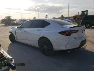 2021 Acura TLX w/A-Spec Package with VIN 19UUB5F59MA003377, listed as a Copart auction lot 47469825 with 41,237 mi miles and Salvage Title. Bid and sale history available at carsss.com. Image 2.
