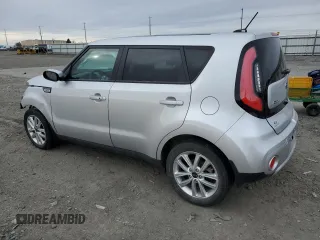 2017 Kia Soul + with VIN KNDJP3A5XH7437177, listed as a Copart auction lot 48389185 with 44,662 mi miles and Salvage Title. Bid and sale history available at carsss.com. Image 2.