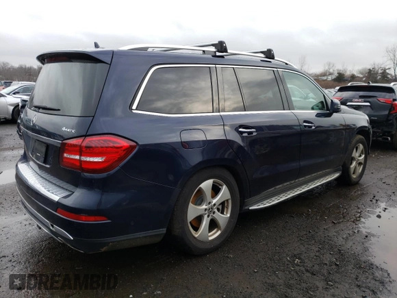 2018 Mercedes-Benz GLS with VIN 4JGDF6EE0JB024825, listed as a Copart auction lot 36441043 with 79,368 mi miles. Bid and sale history available at carsss.com. Image 3.