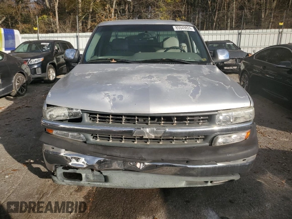 2001 Chevrolet Silverado 1500 LS with VIN 2GCEC19T011226870, listed as a Copart auction lot 85949824 with Not Provided miles and Salvage Title. Bid and sale history available at DreamBid. Image 5.