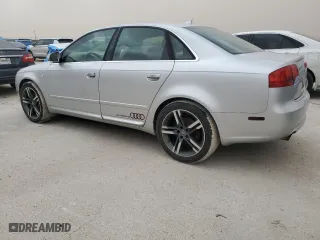 2008 Audi A4 2.0T with VIN WAUDF78E78A116887, listed as a Copart auction lot 46755275 with 197,402 mi miles and Clean Title. Bid and sale history available at carsss.com. Image 2.