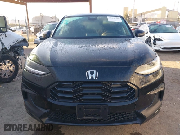2024 Honda HR-V Sport with VIN 3CZRZ1H57RM706387, listed as a IAAI auction lot 41446909 with 24,145 mi miles. Bid and sale history available at carsss.com. Image 12.