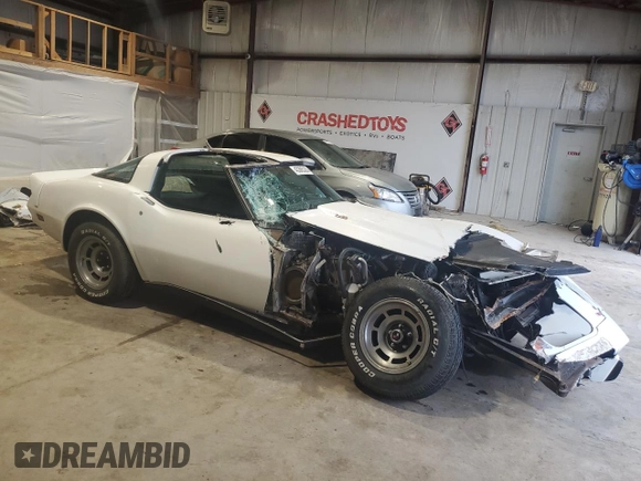1979 Chevrolet Corvette with VIN 1Z8789S406567, listed as a Copart auction lot 43365335 with 90,615 mi miles and Salvage title. Bid and sale history available at DreamBid. Image 4.