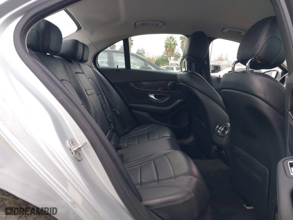 2015 Mercedes-Benz C-Class C 300 with VIN 55SWF4JB0FU094227, listed as a IAAI auction lot 41043240 with 99,337 mi miles. Bid and sale history available at carsss.com. Image 8.