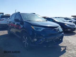 2018 Toyota RAV4 XLE with VIN JTMWFREV7JJ186925, listed as a IAAI auction lot 41717611 with 79,580 mi miles. Bid and sale history available at carsss.com. Image 1.