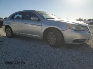 2011 Chrysler 200 LX with VIN 1C3BC4FBXBN536478, listed as a Copart auction lot 48189665 with 161,623 mi miles and Salvage Title. Bid and sale history available at carsss.com. Image 4.