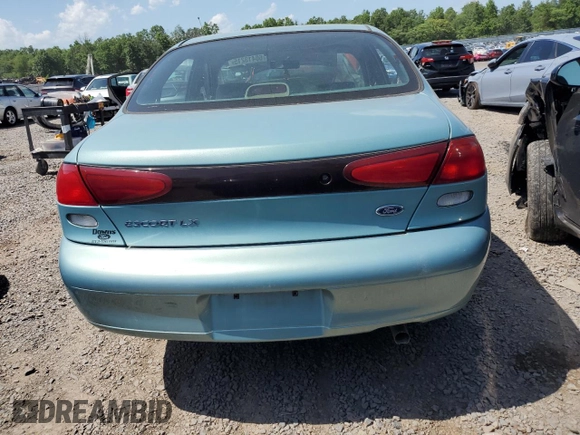 1998 Ford Escort LX with VIN 1FAFP10P1WW198981, listed as a Copart auction lot 60413215 with 82,113 mi miles and Salvage title. Bid and sale history available at DreamBid. Image 6.