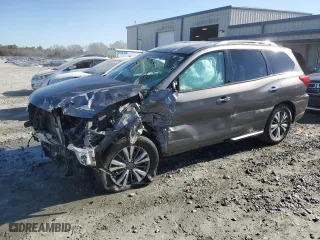 2020 Nissan Pathfinder SL with VIN 5N1DR2CN1LC596986, listed as a Copart auction lot 85577464 with 0 mi miles and Salvage Title. Bid and sale history available at carsss.com. Image 1.