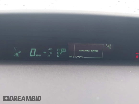 2012 Toyota Prius One with VIN JTDKN3DU0C1553965, listed as a IAAI auction lot 42099307 with 210,969 mi miles and . Bid and sale history available at DreamBid. Image 7.