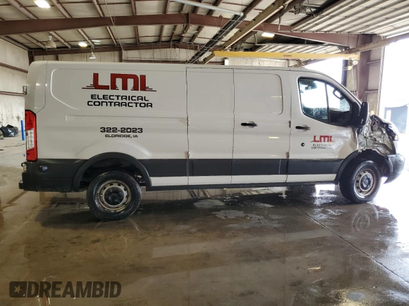 2017 Ford Transit Cargo with VIN 1FTYR2ZM2HKA80797, listed as a Copart auction lot 50075925 with 258,844 mi miles and Salvage Title. Bid and sale history available at DreamBid. Image 3.