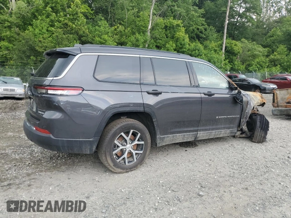 2024 Jeep Grand Cherokee Limited with VIN 1C4RJKBG1R8602639, listed as a Copart auction lot 47389415 with 11,951 mi miles and Salvage title. Bid and sale history available at DreamBid. Image 3.
