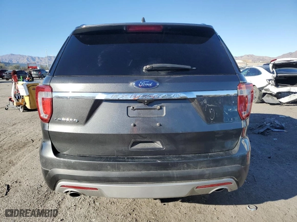 2016 Ford Explorer Limited with VIN 1FM5K7F86GGA35404, listed as a Copart auction lot 46254745 with 151,317 mi miles and Salvage Title. Bid and sale history available at carsss.com. Image 6.