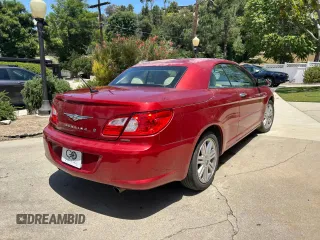 2008 Chrysler Sebring Limited z VIN 1C3LC65M98N197109, wystawiony jako Copart lot #58816155 z przebiegiem 76 731 mil mil oraz Tytuł czysty. Historia ofert i sprzedaży dostępna na DreamBid. Obrazek 4.