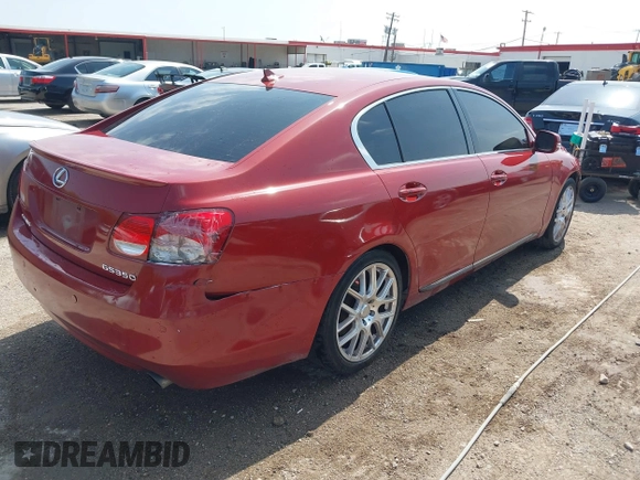 2008 Lexus GS 350 with VIN JTHBE96S880039601, listed as a IAAI auction lot 41929475 with 222,066 mi miles. Bid and sale history available at carsss.com. Image 4.