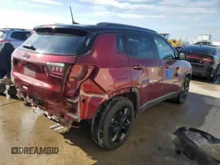 2021 Jeep Compass Latitude z VIN 3C4NJCBB8MT526873, wystawiony jako Copart lot #48359115 z przebiegiem 86 379 mil mil oraz Szkoda całkowita • Salvage title. Historia ofert i sprzedaży dostępna na DreamBid. Obrazek 3.