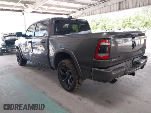 2021 Ram 1500 Limited with VIN 1C6SRFHTXMN536566, listed as a IAAI auction lot 42470029 with 50,728 mi miles and . Bid and sale history available at DreamBid. Image 3.