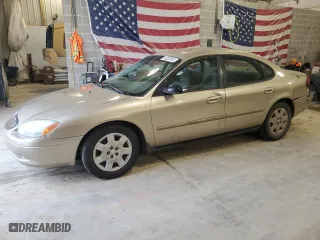 2001 Ford Taurus LX with VIN 1FAFP52U71A147050, listed as a Copart auction lot 44026045 with 130,909 mi miles and Salvage Title. Bid and sale history available at carsss.com. Image 1.