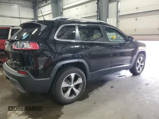 2019 Jeep Cherokee Limited with VIN 1C4PJMDX8KD456740, listed as a Copart auction lot 54556595 with 66,087 mi miles and Salvage title. Bid and sale history available at DreamBid. Image 3.