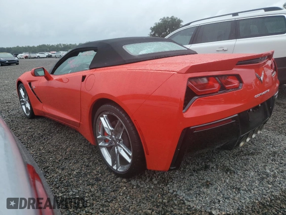 2016 Chevrolet Corvette 2LT with VIN 1G1YD3D72G5102468, listed as a Copart auction lot 74016444 with 0 mi miles and Salvage Title. Bid and sale history available at carsss.com. Image 2.