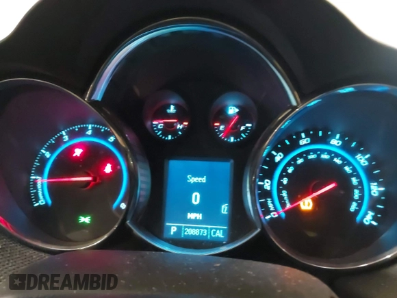 2011 Chevrolet Cruze LTZ with VIN 1G1PH5S98B7144253, listed as a IAAI auction lot 41753692 with 208,873 mi miles and . Bid and sale history available at DreamBid. Image 7.