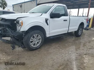 2021 Ford F-150 XL with VIN 1FTMF1E5XMKE93125, listed as a Copart auction lot 79877134 with 61,418 mi miles and Non repairable. Bid and sale history available at DreamBid. Image 1.