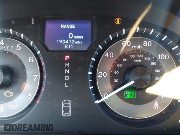 2012 Honda Odyssey Touring with VIN 5FNRL5H93CB109394, listed as a IAAI auction lot 42280018 with 190,412 mi miles and . Bid and sale history available at DreamBid. Image 15.