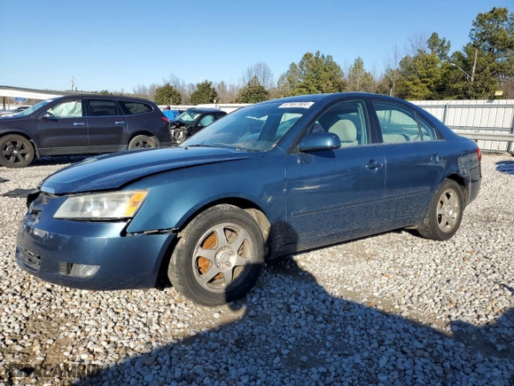 2006 Hyundai Sonata GLS with VIN 5NPEU46F46H095008, listed as a Copart auction lot 87467804 with 131,846 mi miles and Salvage Title. Bid and sale history available at carsss.com. Image 1.