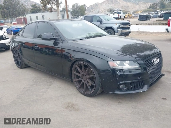 2009 Audi A4 2.0T Prem with VIN WAULF78K89N011027, listed as a IAAI auction lot 41892267 with 178,500 mi miles. Bid and sale history available at carsss.com. Image 1.