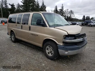 2006 Chevrolet Express Passenger with VIN 1GNFG15T961223498, listed as a Copart auction lot 45679095 with 191,266 mi miles and Salvage Title. Bid and sale history available at carsss.com. Image 4.