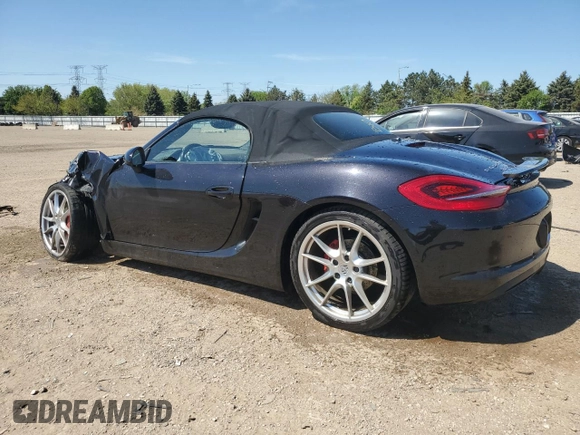 2014 Porsche 718 Boxster S z VIN WP0CB2A89ES141538, wystawiony jako Copart lot #56360645 z przebiegiem 47 893 mil mil oraz Szkoda całkowita • Salvage title. Historia ofert i sprzedaży dostępna na DreamBid. Obrazek 2.