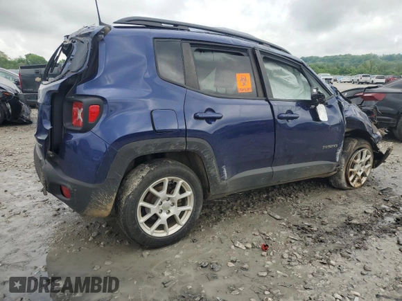 2019 Jeep Renegade Sport with VIN ZACNJBAB5KPJ80682, listed as a Copart auction lot 56497045 with Not provided miles and Salvage title. Bid and sale history available at DreamBid. Image 3.